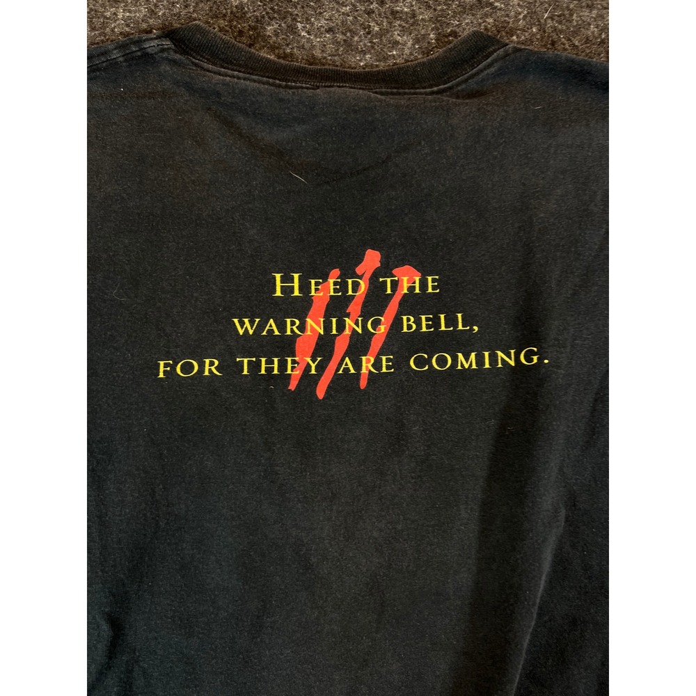 Vintage 90s M Night Shyamalan The Village Movie Promo T Shirt Mens Large Black